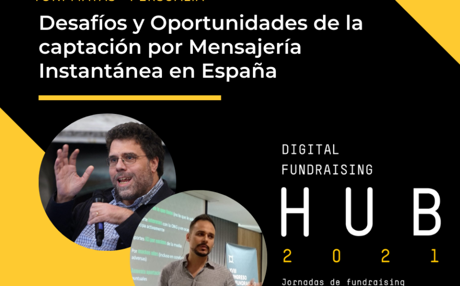 Agustin Tartari y Toni Matas. Digital Fundraising HUB